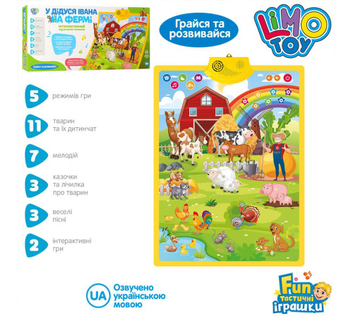 Музыкальный развивающий плакат (FT0020)